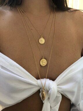 "A Queen's Desires" Coin Layered Boho Necklace